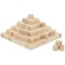 Unfinished Wood Cubes for DIY Crafts, 3/4 Inch Wooden Block Set (250 Pack)